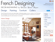 Tablet Screenshot of frenchdesigning.com